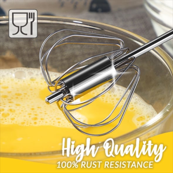 🔥Last Day Promotion-50%OFF - Stainless Steel Semi-Automatic Whisk