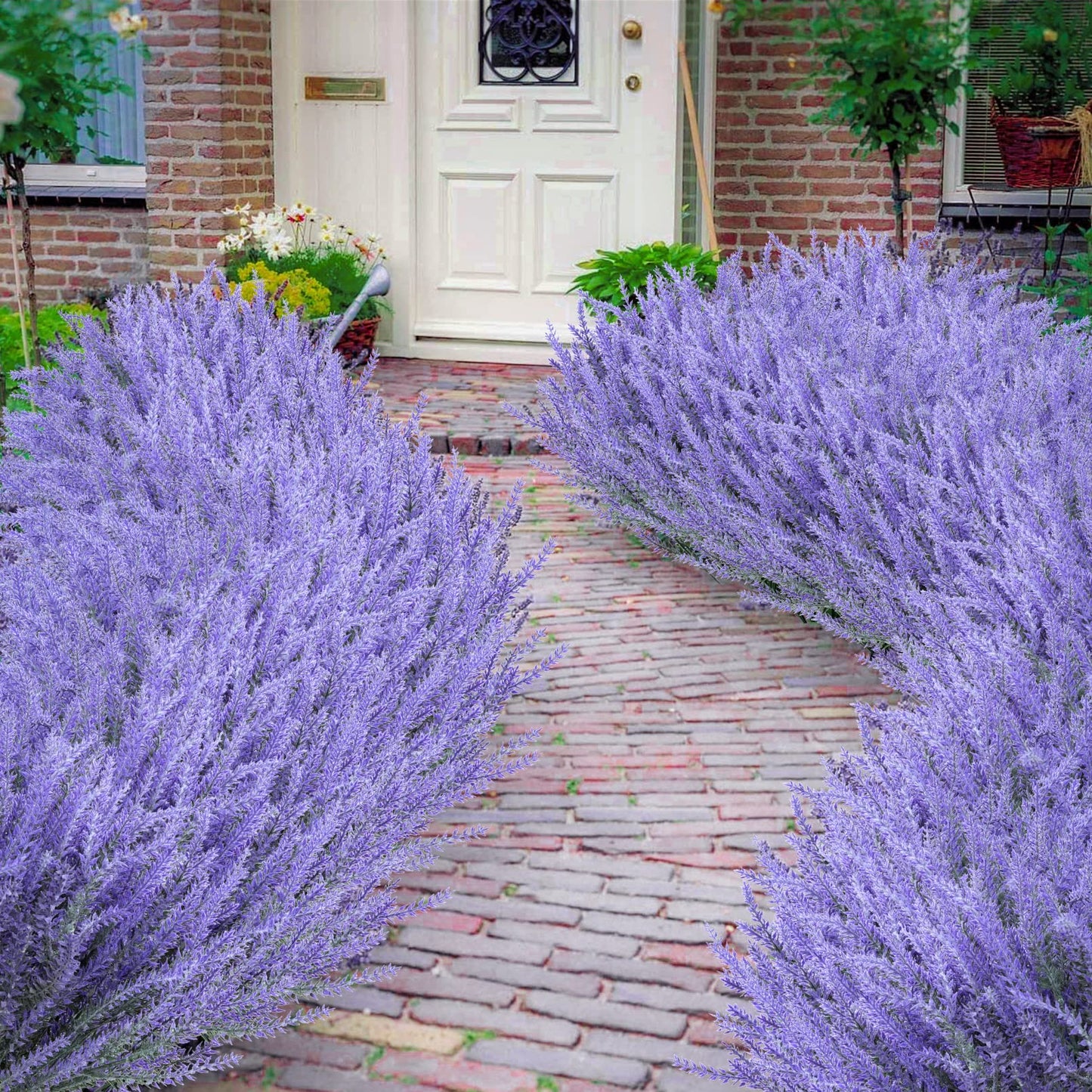 🍁Fall Artificial Flowers Hot Sale Picks🌻Outdoor Artificial Lavender Flowers