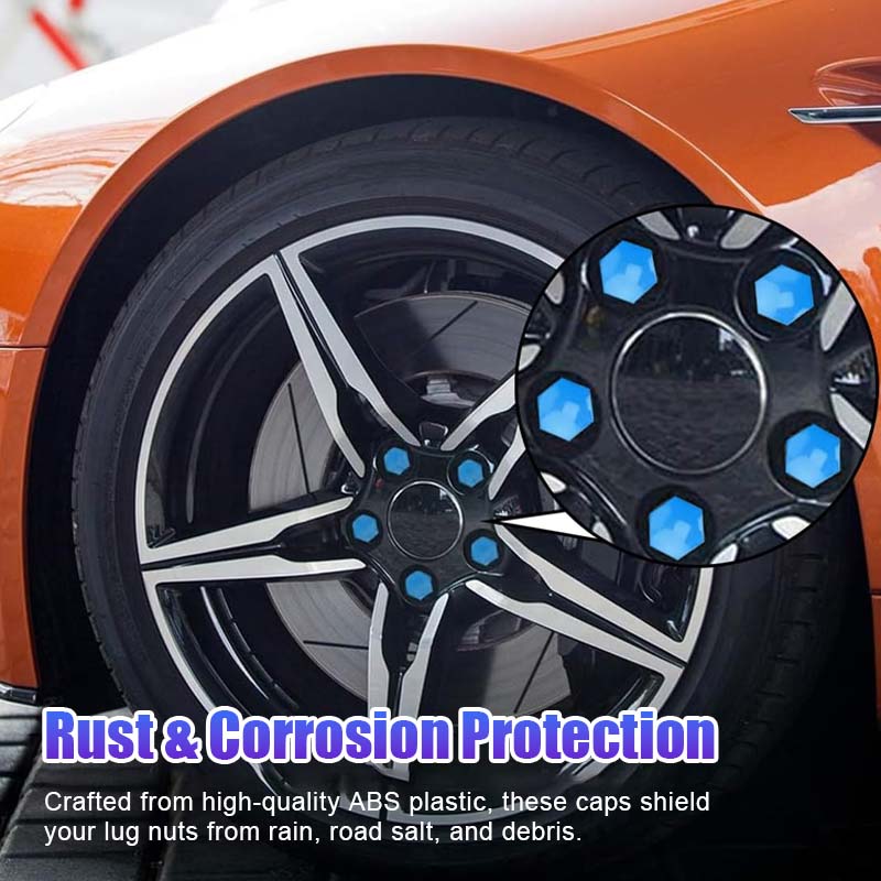 🔩 Universal Car Wheel Lug Nut Covers – Protect & Upgrade in Seconds!