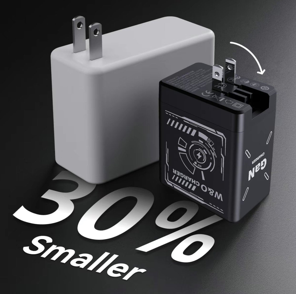 ⏰Limited stock!🔥W&O 2-in-1 GaN 120W Fast Charger