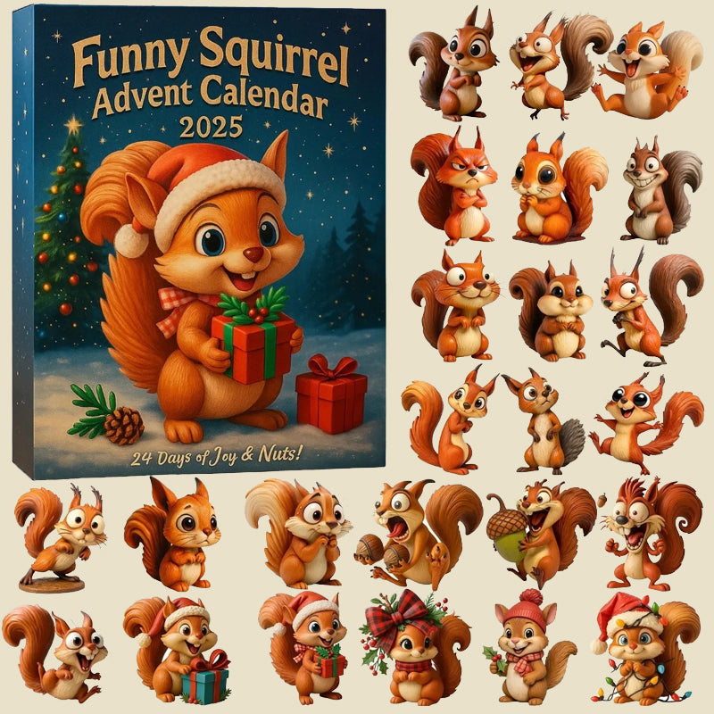 🐿️🎁 Funny Squirrel Advent Calendar 2025