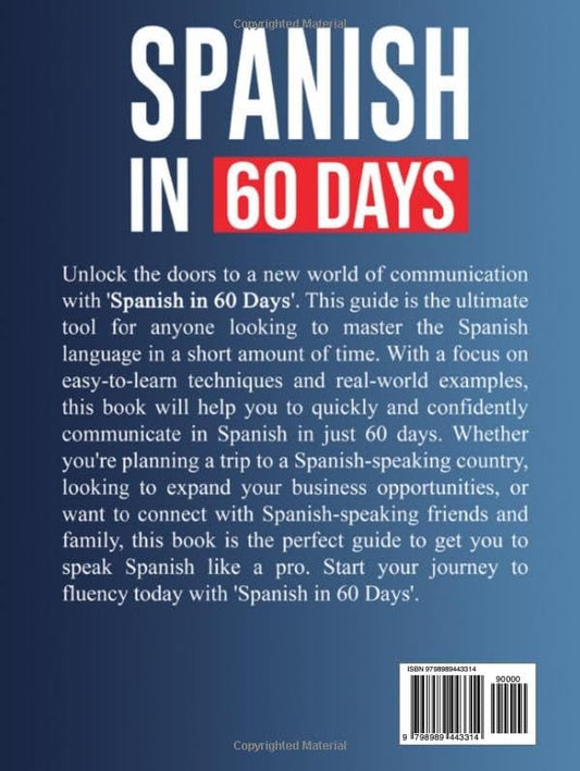 ❤️❤️Spanish in 60 Days: The Language Learning Workbook