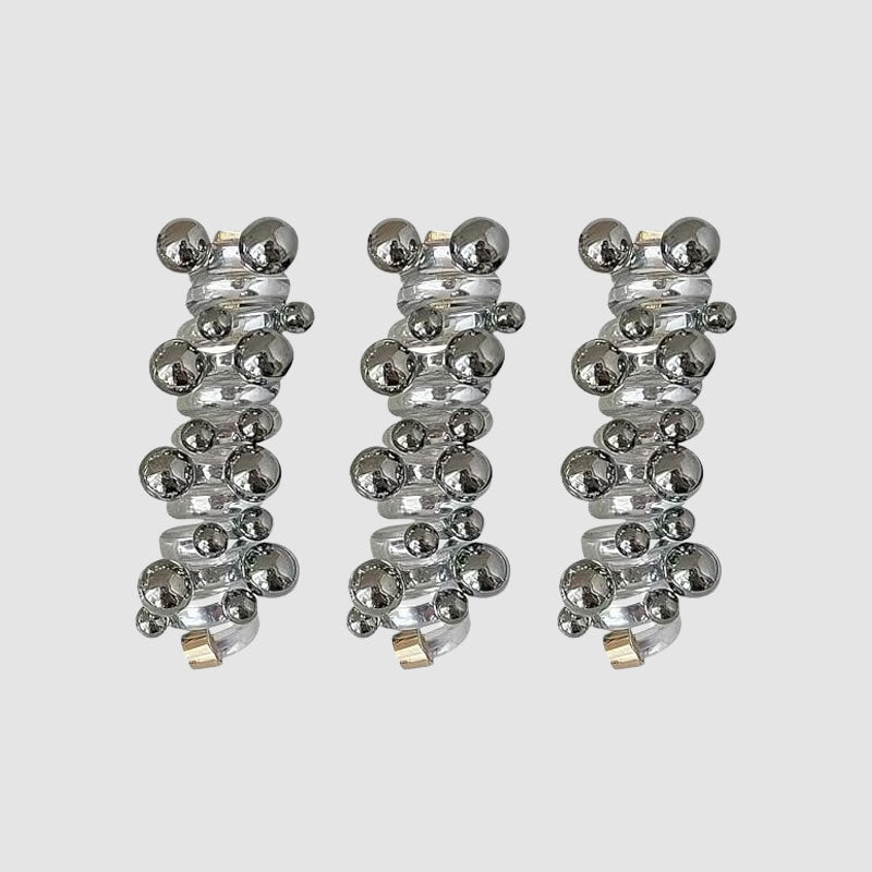 🔥Last Day Promotion-50%OFF -Pearl Straight Spiral Hair Tie