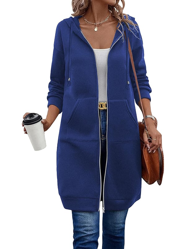 🔥Women Casual Zip up Fleece Hoodies - Buy Two Free Shipping