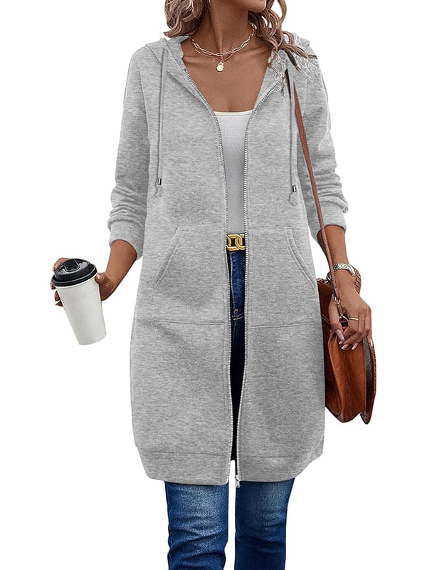 🔥Women Casual Zip up Fleece Hoodies - Buy Two Free Shipping