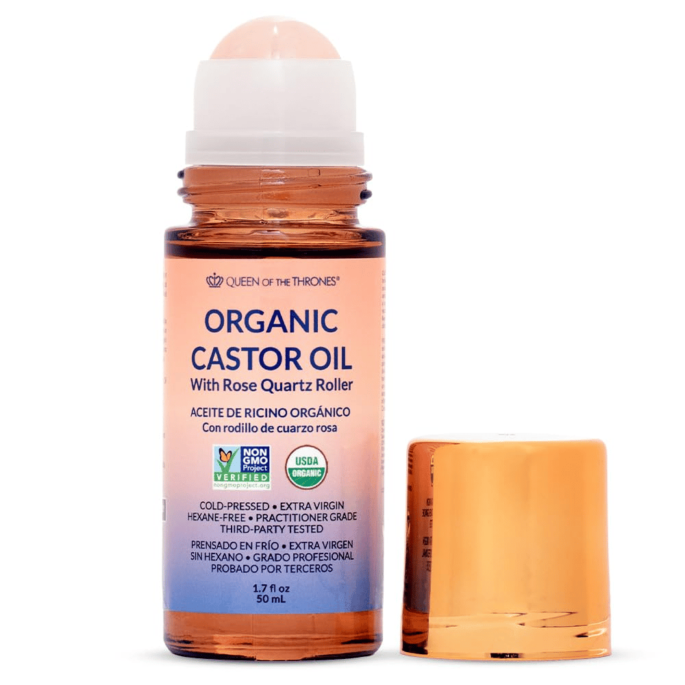🌿 Refresh & Revive - 50% OFF - ✨ Organic Castor Oil Roll-On - For Radiant Skin, Lush Hair & Relaxation