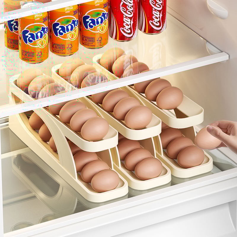 Automatic Roll-Down Double-layer Egg Dispenser