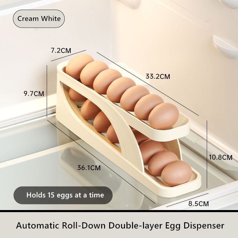 Automatic Roll-Down Double-layer Egg Dispenser