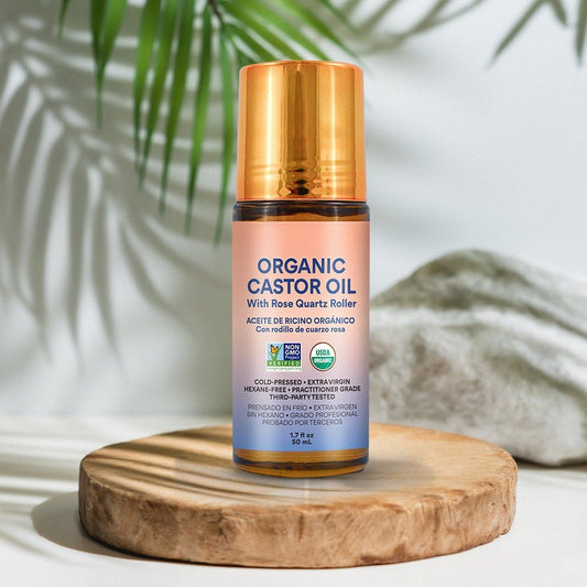 🌿 Refresh & Revive - 50% OFF - ✨ Organic Castor Oil Roll-On - For Radiant Skin, Lush Hair & Relaxation