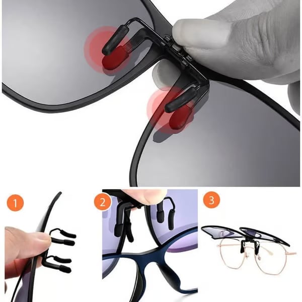 😎🔥 Superdeal! 50% Off! – Brand New Polarized Flip‑Up Clip-On😍