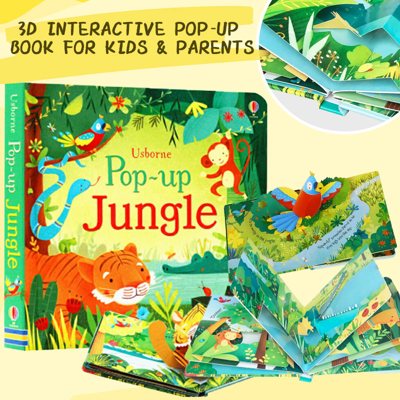 🔥Last Day Promotion-50%OFF - 3D Interactive Pop-Up Book for Kids & Parents