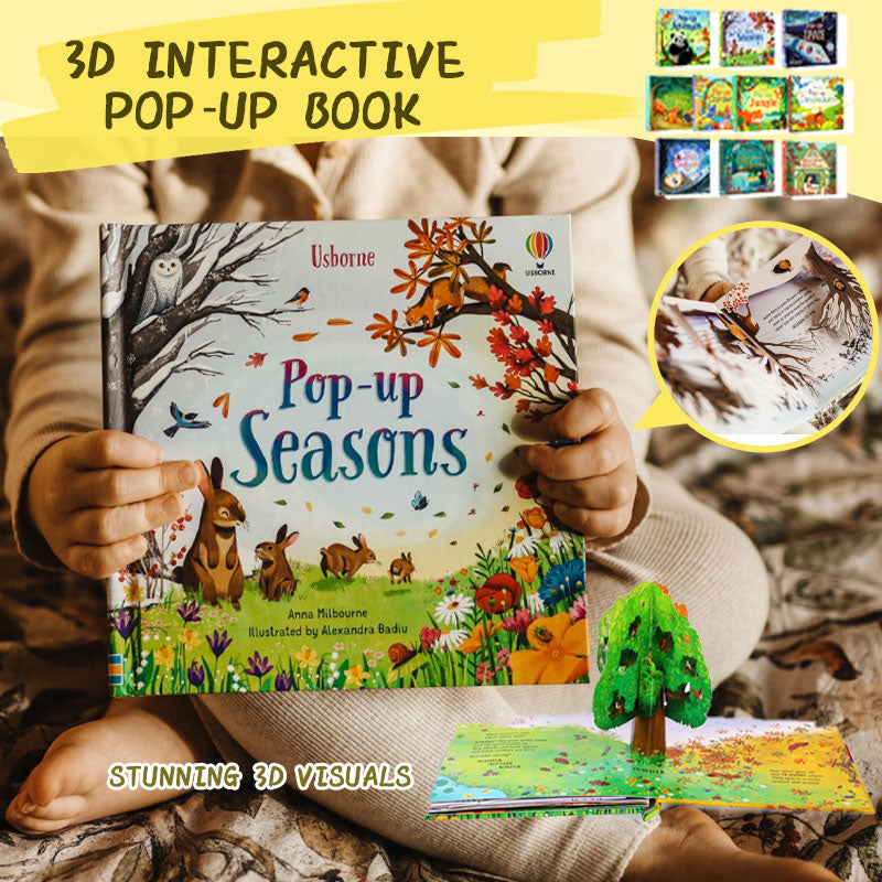 🔥Last Day Promotion-50%OFF - 3D Interactive Pop-Up Book for Kids & Parents