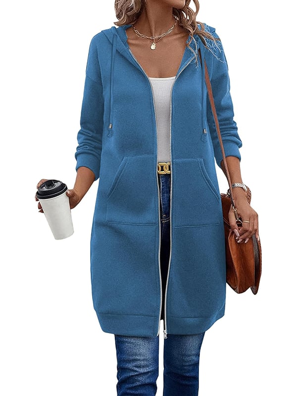 🔥Women Casual Zip up Fleece Hoodies - Buy Two Free Shipping