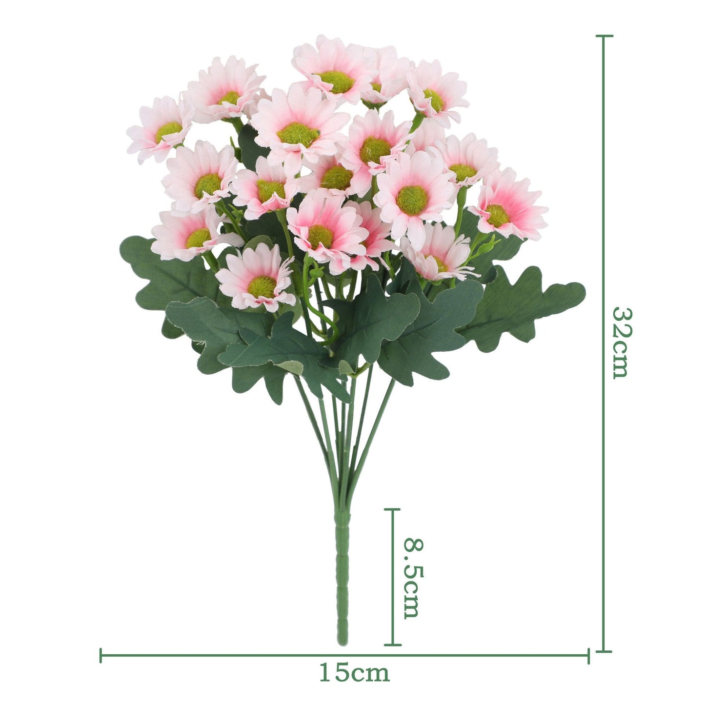 💥 Artificial Outdoor Sunset Mums Flowers - UV resistant, Waterproof, Windproof