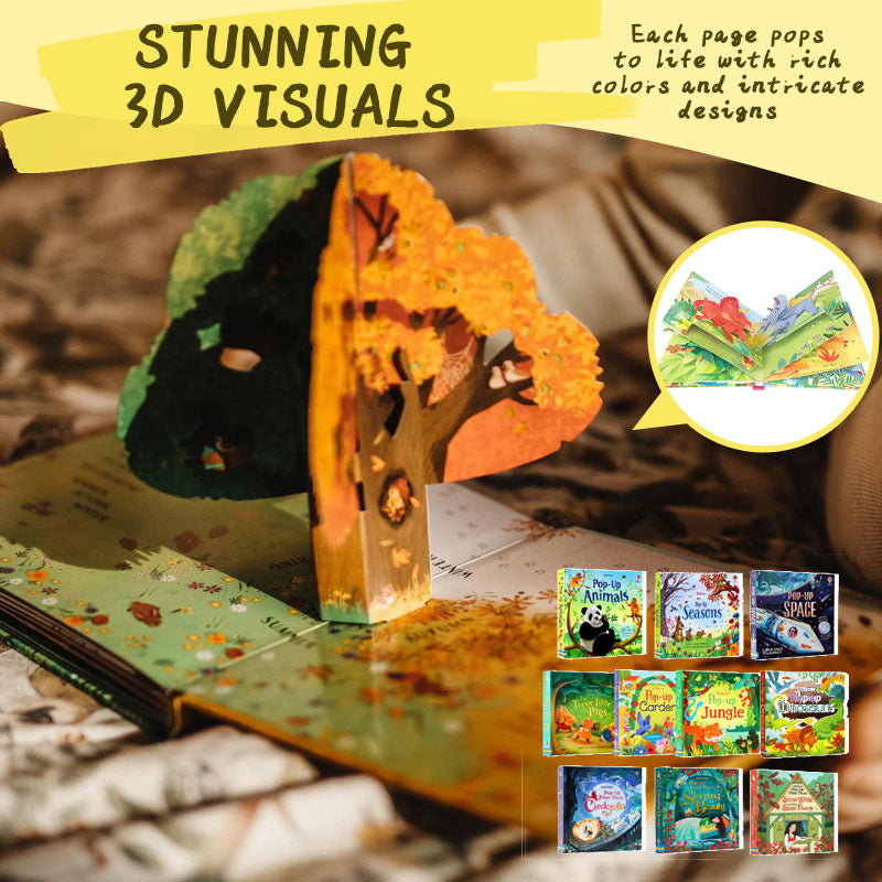 🔥Last Day Promotion-50%OFF - 3D Interactive Pop-Up Book for Kids & Parents