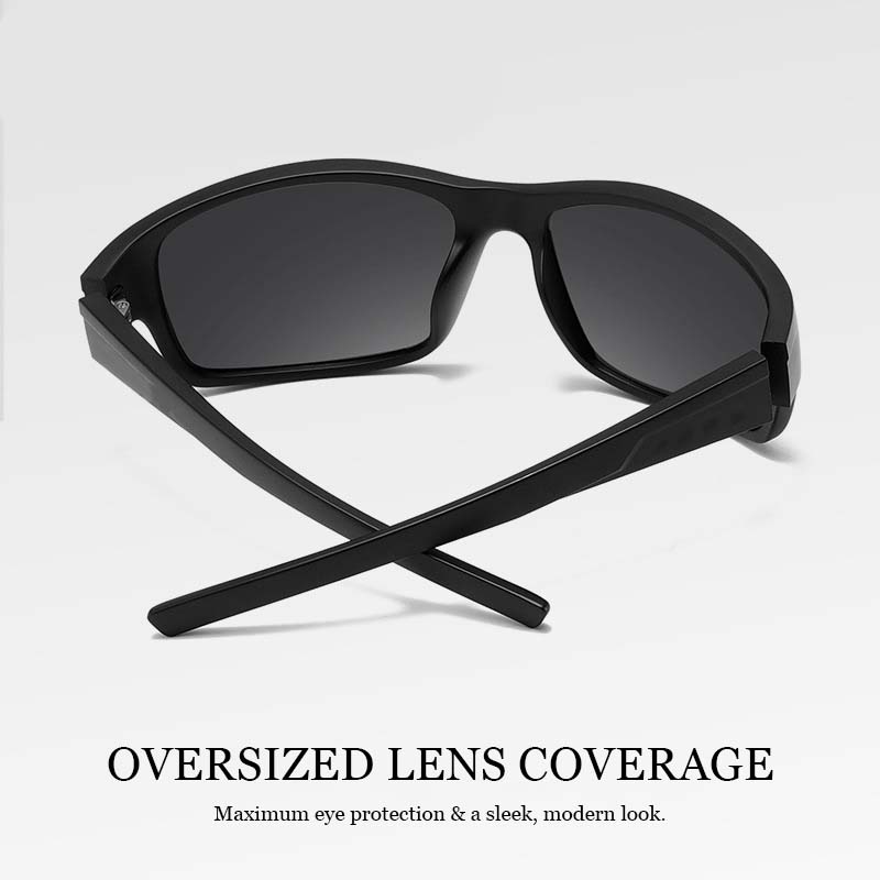 🕶️ Men's Sport Windproof Sunglasses – Oversized Lens, Zero Glare