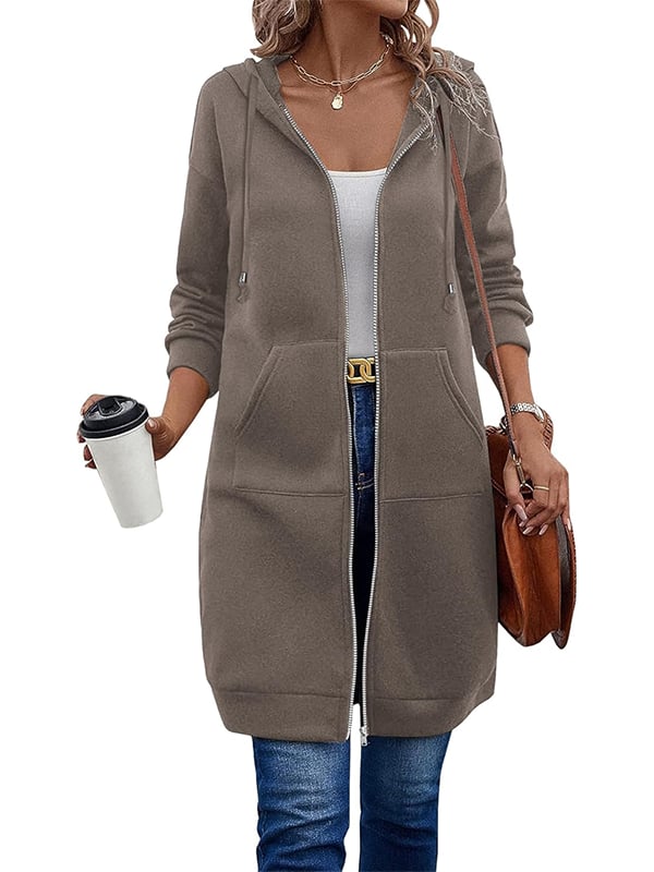 🔥Women Casual Zip up Fleece Hoodies - Buy Two Free Shipping