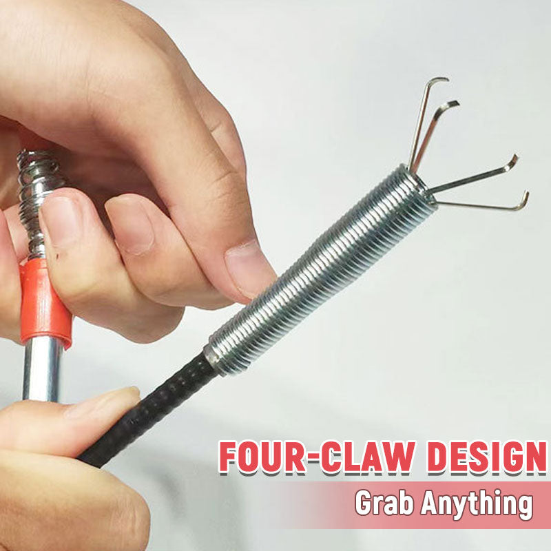 Four-Claw Drain Grabber – Instant Drain Unclogger 🛁🚿