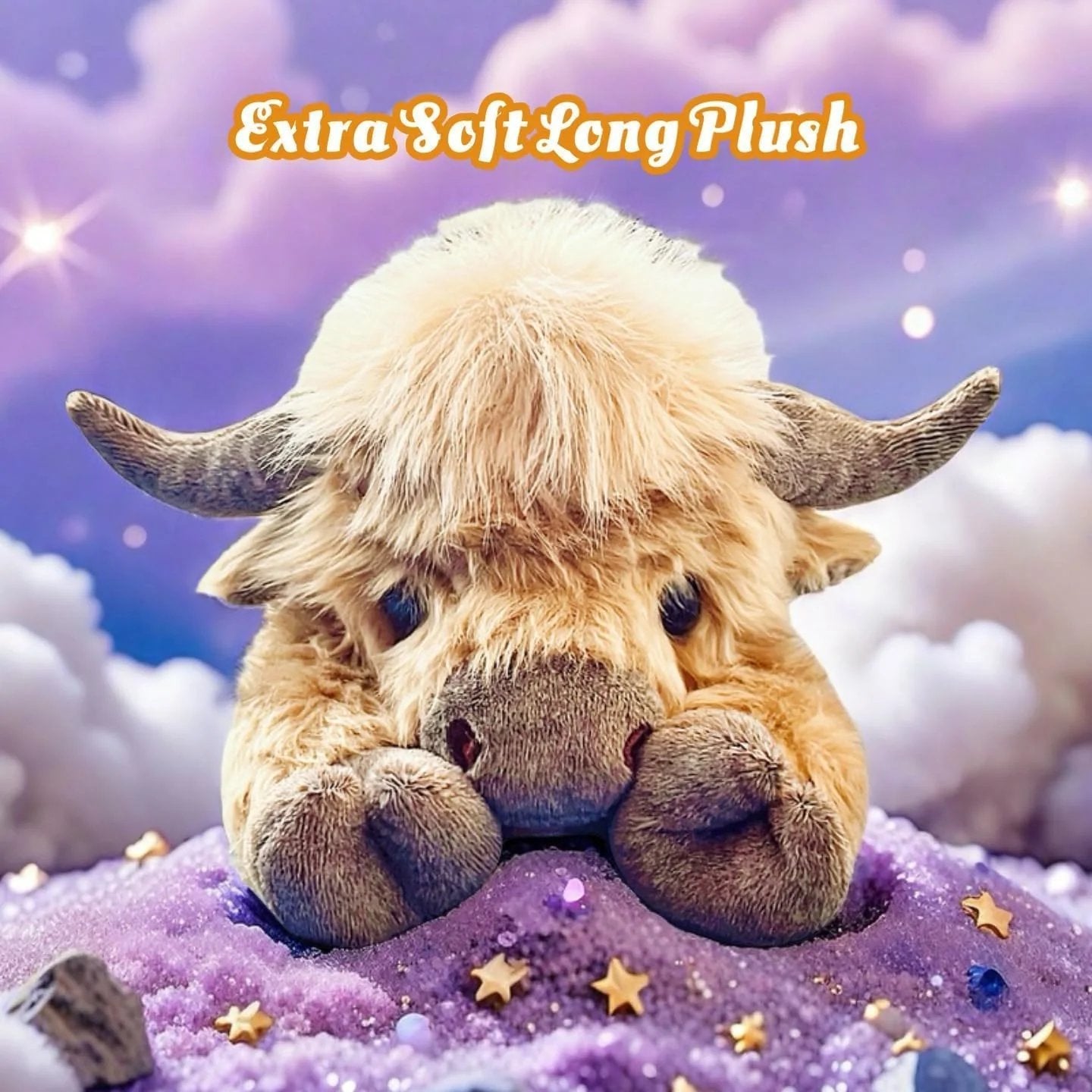 🔥LAST DAY 50% OFF -🎁Cute Cartoon Highland Cow Cuddly Toy