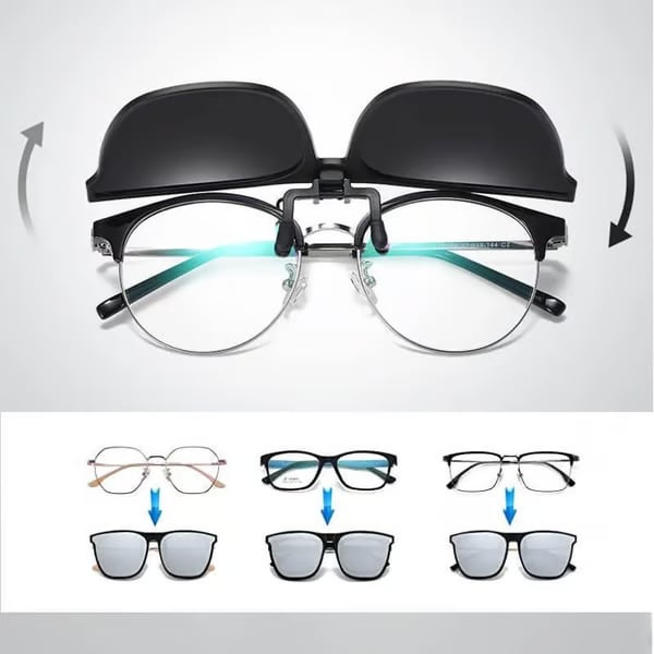 😎🔥 Superdeal! 50% Off! – Brand New Polarized Flip‑Up Clip-On😍