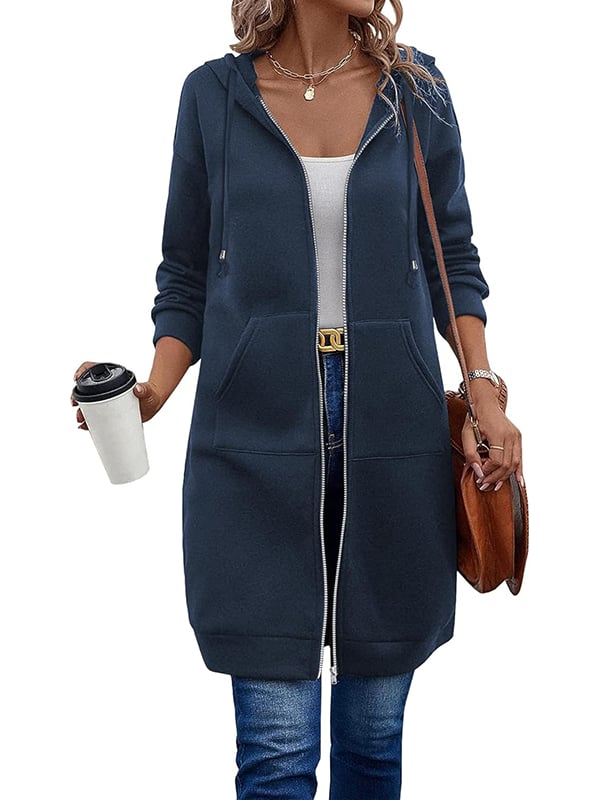 🔥Women Casual Zip up Fleece Hoodies - Buy Two Free Shipping