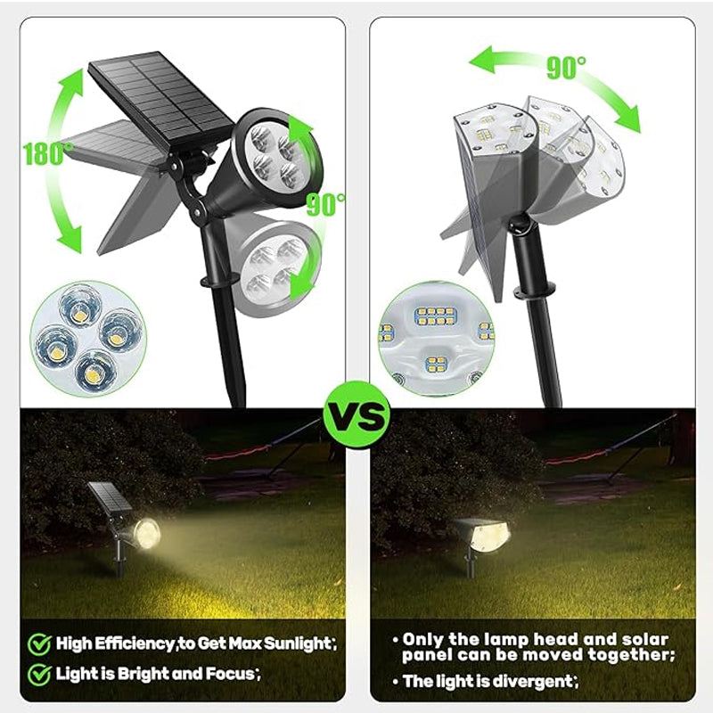 Solar ground outdoor lights