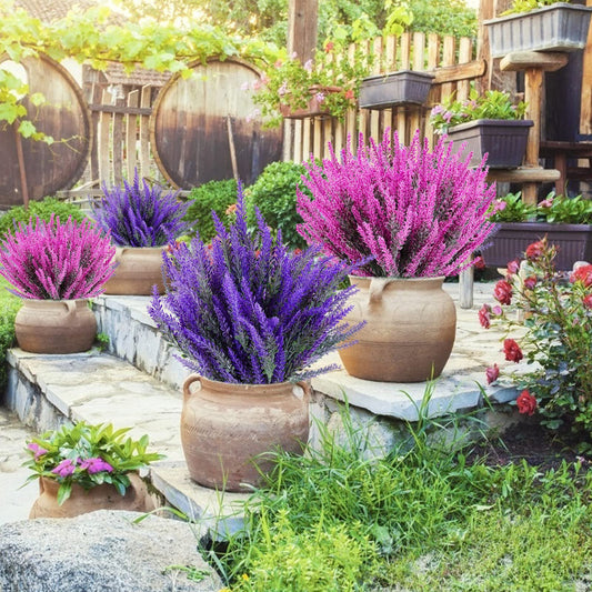 🍁Fall Artificial Flowers Hot Sale Picks🌻Outdoor Artificial Lavender Flowers