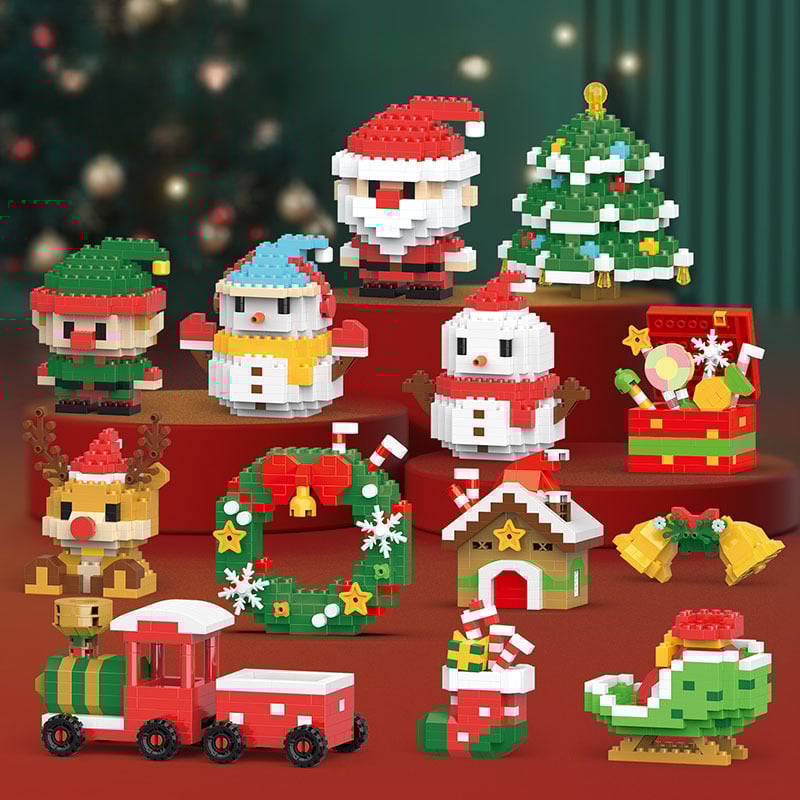 🎅Christmas offers - 50% off🎄Santa Claus-themed building block toys