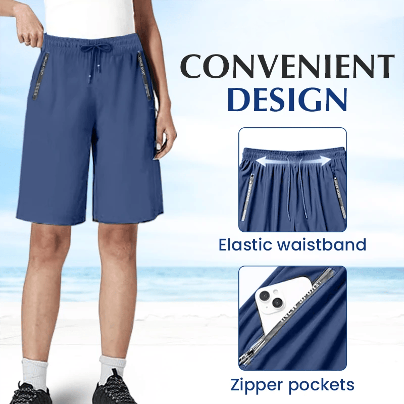 🎁LAST DAY SALE 50% OFF🔥Ice Silk Quick Drying Stretch Shorts