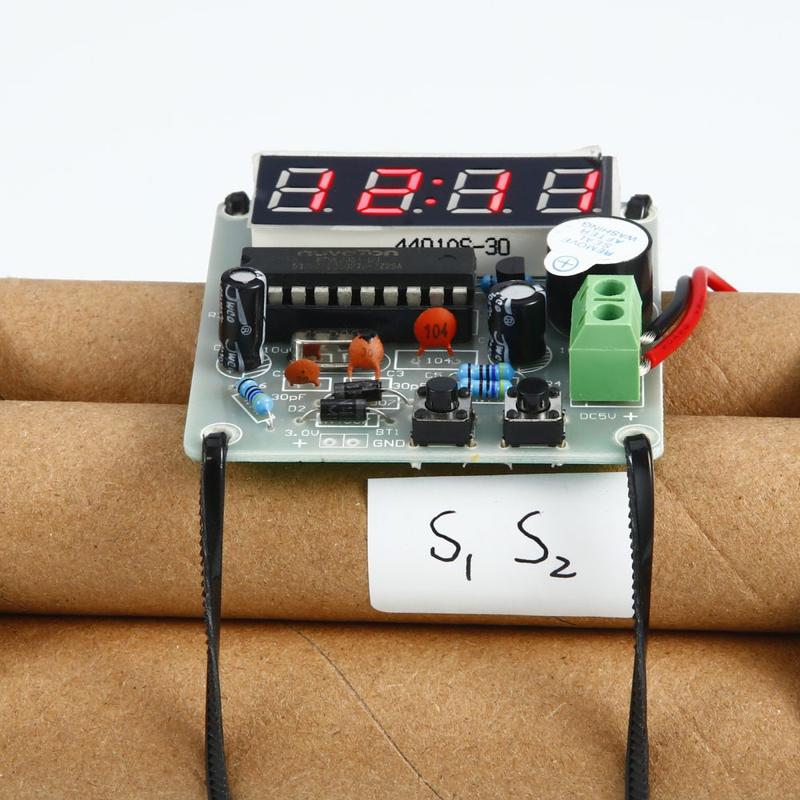 Dynamite Shaped Clock