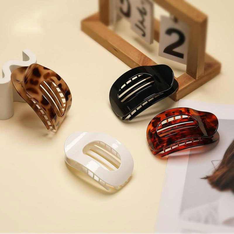 🎉Only £9.99!💥 Grab the 4-Piece Oval Hair Grabber Set – Tangle-Free Styling Made Easy!✨🛍️