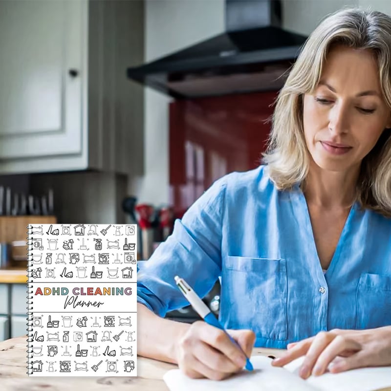 🔥LAST DAY 50% OFF - 📕ADHD Cleaning & Organizing Toolkit - Chore Planner✔