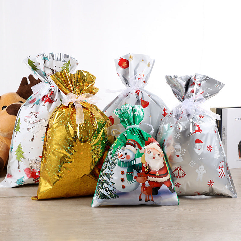 Christmas Gift Bags with Drawstring