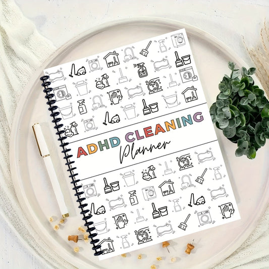 🔥LAST DAY 50% OFF - 📕ADHD Cleaning & Organizing Toolkit - Chore Planner✔