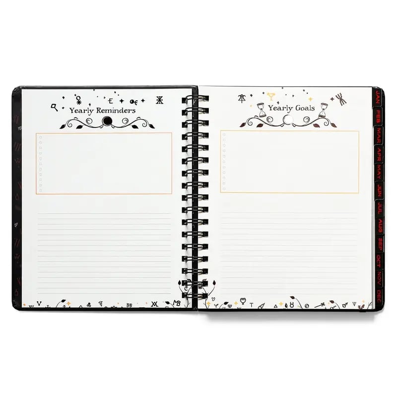 💥 Limited Stock! 🧙‍♀️ "Waiting for the Night 2026" Hardcover Weekly Planner 📚🧹