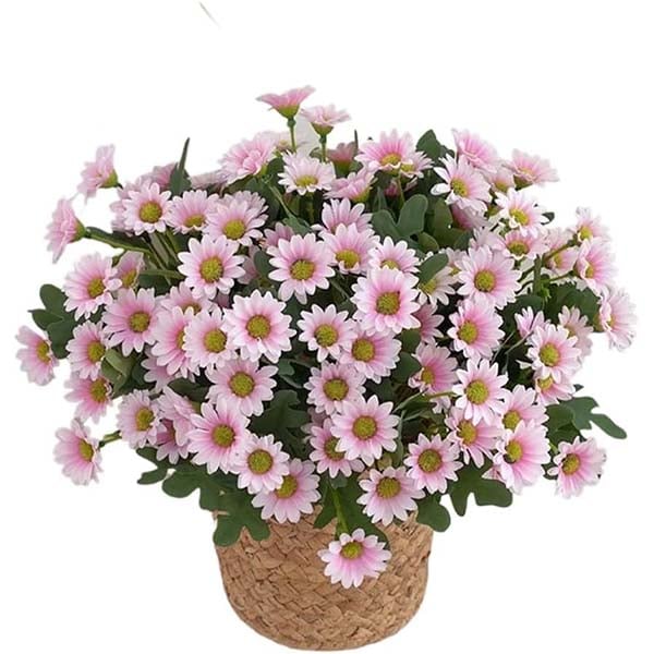 💥Last Day Each Only $2.59- Artificial Outdoor Sunset Mums Flowers - UV resistant, Waterproof, Windproof