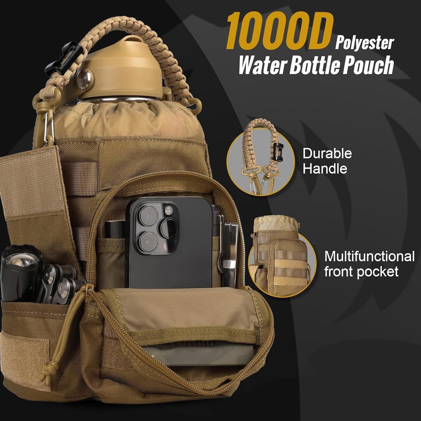 🎖️64oz Portable Cold & Hot Stainless Steel water bottle with Straw – Reusable Drinkware