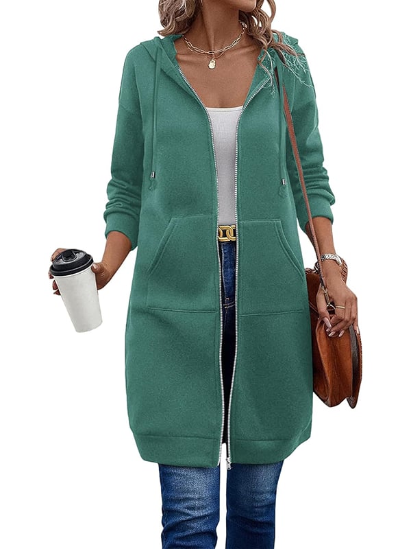 🔥Women Casual Zip up Fleece Hoodies - Buy Two Free Shipping