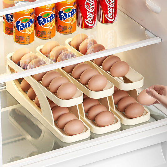 Automatic Roll-Down Double-layer Egg Dispenser