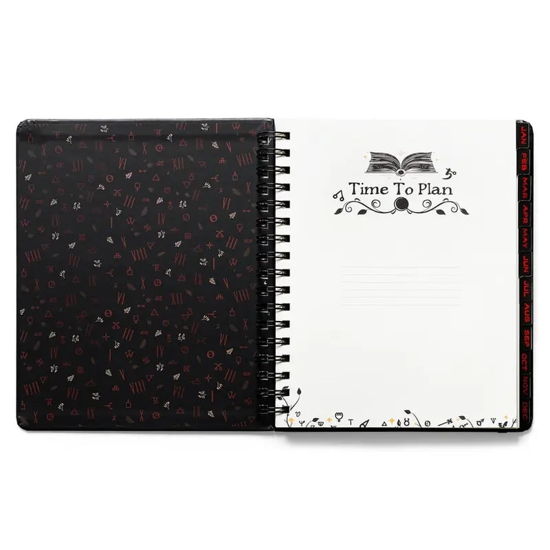 💥 Limited Stock! 🧙‍♀️ "Waiting for the Night 2026" Hardcover Weekly Planner 📚🧹